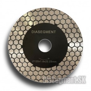 Brusno - řezný kotouč HEXAGON, 125 mm